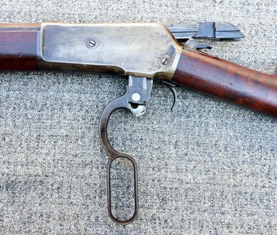 Winchester 1886 Rifle 45-90 23 3/4” Octagon barrel - Antique - Image 18 of 20