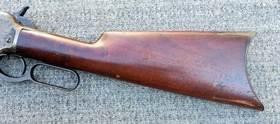 Winchester 1886 Rifle 45-90 23 3/4” Octagon barrel - Antique - Image 7 of 20