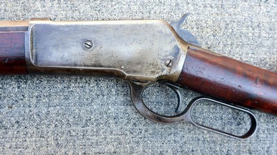 Winchester 1886 Rifle 45-90 23 3/4” Octagon barrel - Antique - Image 8 of 20