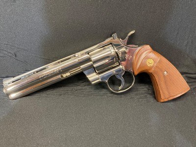 Colt Python .357 Magnum 6 inch Nickel - Image 1 of 10