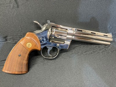 Colt Python .357 Magnum 6 inch Nickel - Image 3 of 10