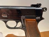 Belgium Browning Hi-Power Standard 9mm w/ Adj. Rear Sight - 10 of 18