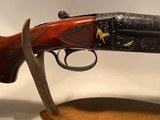 Winchester 20 ga. Model 21 with 24K Gold Inlays and Custom Engraving - 8 of 20