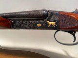 Winchester 20 ga. Model 21 with 24K Gold Inlays and Custom Engraving - 1 of 20