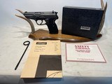 Walther Model P5 9mm w/ Original Box, Paperwork, and Factory Target
