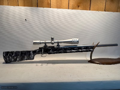 Bat Machine Co. Custom Rifle 6mm BR w/ Weaver 36x40 Stainless Scope