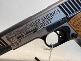 UNFIRED Auto Ordnance “Keep America Great” Trump 1911 A1 45 ACP w/ Original Box and Paperwork - 3 of 19