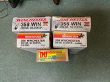 358 Winchester Ammo 80 rounds of 200 gr. Win. Silvertip and 17 rounds of 200 gr. Hornady SP - 2 of 8