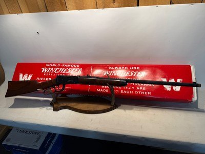 UNFIRED Winchester Model 1894 .38-55 win. w/ 24” Octagon Gold Inlayed Barrel, Original Box and Paperwork Cabela’s 50th Limited Edition