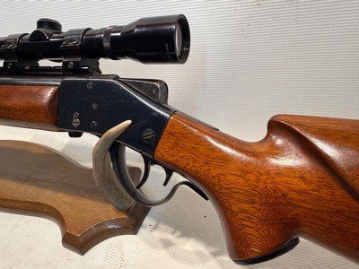 Sharps Borchardt 1878 Sporting 219 Zipper Falling Block w/ Valor 4x32 Scope - Image 3 of 24
