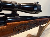 Weatherby Mark V Lazermark .270 Weatherby Mag. w/ Redfield Wide View Lo-Pro 3-9x Scope 5 Panel Engraved - 6 of 23