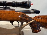Weatherby Mark V Lazermark .270 Weatherby Mag. w/ Redfield Wide View Lo-Pro 3-9x Scope 5 Panel Engraved - 10 of 23