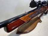 Weatherby Mark V Lazermark .270 Weatherby Mag. w/ Redfield Wide View Lo-Pro 3-9x Scope 5 Panel Engraved - 13 of 23
