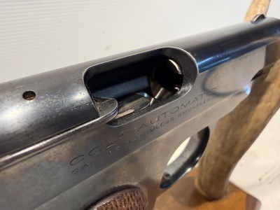 Colt Model 1903 Pocket Type IV 32 Rimless w/ Wood Grips - Image 5 of 20