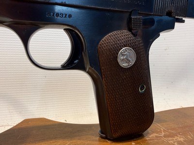 Colt Model 1903 Pocket Type IV 32 Rimless w/ Wood Grips - Image 8 of 20