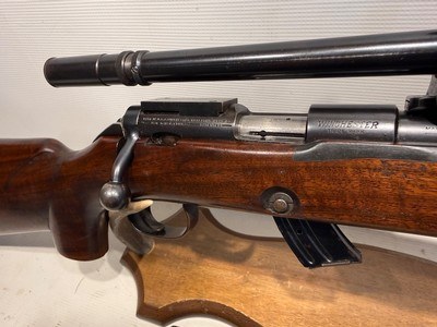 Winchester Model 52B Target 22 LR. w/ 8x Unertl 607 Scope - Image 3 of 25