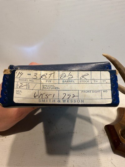 Smith and Wesson Model 19-3 .357 Mag w/ 2 1/2” Barrel and Original Box/Paperwork - Image 24 of 24