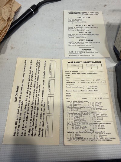 Smith and Wesson Model 19-3 .357 Mag w/ 2 1/2” Barrel and Original Box/Paperwork - Image 22 of 24