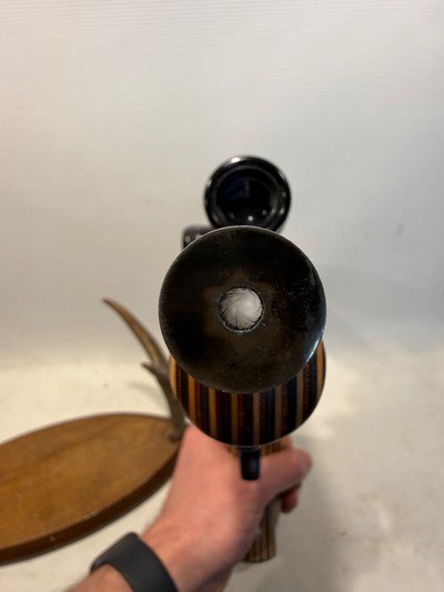 Thompson Center Contender .22 Lr w/ Burris 5x Scope and Custom Stock - Image 13 of 16