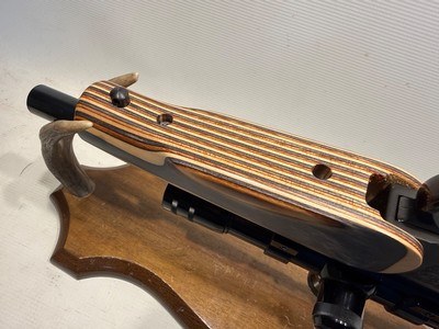 Thompson Center Contender .22 Lr w/ Burris 5x Scope and Custom Stock - Image 16 of 16