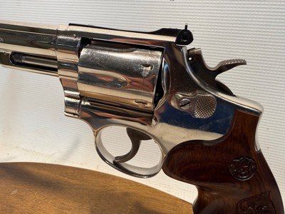 Smith and Wesson Model 19-3 .357 Mag w/ Nickel Finish - Image 8 of 15