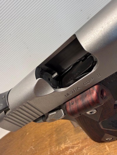 Kimber Ultra CDP II .45 ACP w/ Crimson Trace Laser Grip, .22 Lr. Conversion Kit and 3 Mags - Image 11 of 18