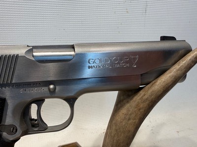 Colt MK IV Series 80 Gold Cup National Match .45 ACP w/ Original Box, Paperwork, 3 Mags and a Bianchi Scorpid Holster - Image 9 of 21