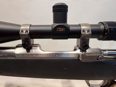 Ruger M77 (Model 77) Mark II .243 Win. Stainless Barrel w/ Nikon 6.5-20x44 Scope - Image 11 of 22