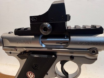 Ruger Mark IV Target .22 LR w/ 5 1/2” Heavy Barrel and Red Dot Sight - Image 4 of 18