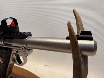 Ruger Mark IV Target .22 LR w/ 5 1/2” Heavy Barrel and Red Dot Sight - Image 5 of 18