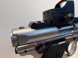 Ruger Mark IV Target .22 LR w/ 5 1/2” Heavy Barrel and Red Dot Sight - Image 3 of 18