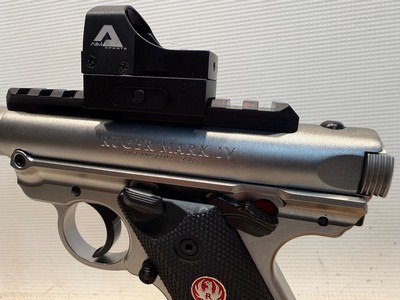 Ruger Mark IV Target .22 LR w/ 5 1/2” Heavy Barrel and Red Dot Sight - Image 11 of 18
