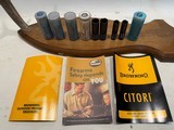Browning Citori 525 Feather Three Barrel Combo .410 ga., .28 ga. And .20 ga. W/ 15 Chokes and Leather Case - 15 of 25