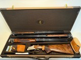 Browning Citori 525 Feather Three Barrel Combo .410 ga., .28 ga. And .20 ga. W/ 15 Chokes and Leather Case - 1 of 25