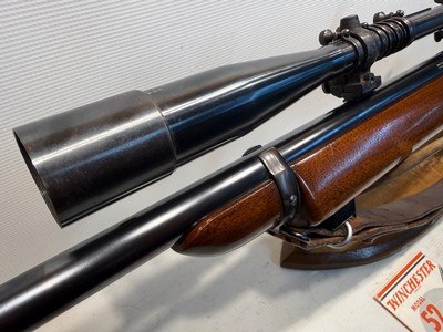 Winchester Model 52B Target 22 Lr. w/ 28” Heavy Barrel and a 12x Litchert Scope - Image 14 of 24