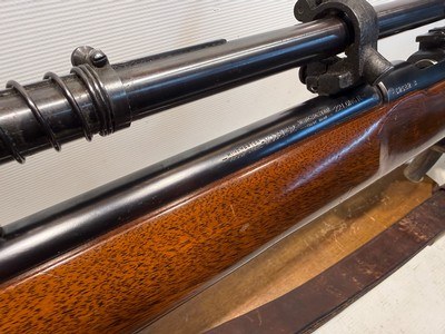 Winchester Model 52B Target 22 Lr. w/ 28” Heavy Barrel and a 12x Litchert Scope - Image 13 of 24