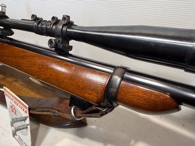 Winchester Model 52B Target 22 Lr. w/ 28” Heavy Barrel and a 12x Litchert Scope - Image 7 of 24
