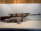 Winchester Model 52B Target 22 Lr. w/ 28” Heavy Barrel and a 12x Litchert Scope