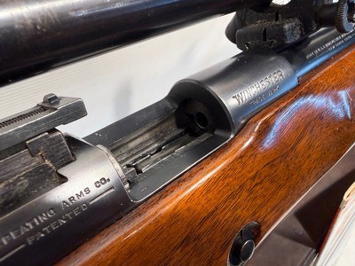 Winchester Model 52B Target 22 Lr. w/ 28” Heavy Barrel and a 12x Litchert Scope - Image 5 of 24