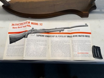 Winchester Model 52B Target 22 Lr. w/ 28” Heavy Barrel and a 12x Litchert Scope - Image 23 of 24