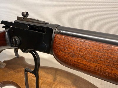 Marlin 39A JM Stamped .22 S/L/LR w/ Skinner Peep Sights MFG. 1956 - Image 5 of 25