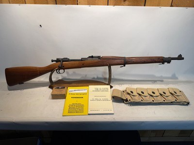 Springfield Armory Model 1903 .30-06 w/ Stripper Clips, Ammo Belt, and Two Books - Image 1 of 25