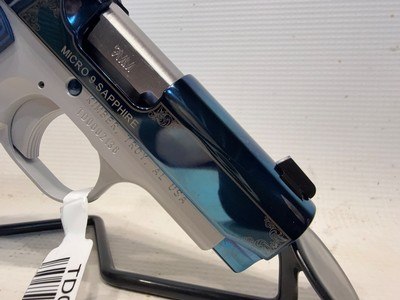 Kimber Micro 9 Sapphire 9mm w/ Original Box and Paperwork MINT CONDITION - Image 4 of 17