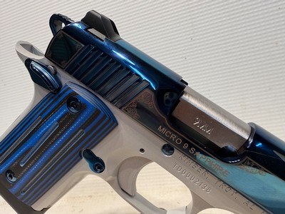 Kimber Micro 9 Sapphire 9mm w/ Original Box and Paperwork MINT CONDITION - Image 3 of 17