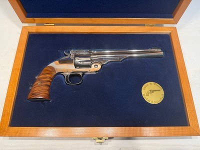 Smith and Wesson Schofield Mdl. 3 .45 S&W w/ 7” Barrel and Presentation Case MINT CONDITION - Image 1 of 16