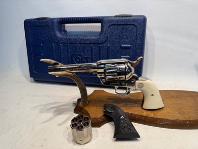 Colt Single Action Army (SAA) 3rd Gen. .44-40 WCF and .357 Mag w/ Original Grips and Box SPECIAL ORDER “NIB” - Image 1 of 20