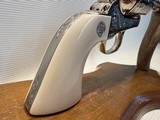 NIB Colt Custom Shop SAA.38 Spl. w/ 3 1/2” Barrel, Original Box and Engraved by Master Engraver Scalese - Image 6 of 21