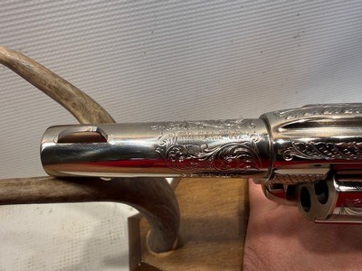 NIB Colt Custom Shop SAA.38 Spl. w/ 3 1/2” Barrel, Original Box and Engraved by Master Engraver Scalese - Image 10 of 21