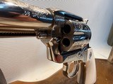 NIB Colt Custom Shop SAA.38 Spl. w/ 3 1/2” Barrel, Original Box and Engraved by Master Engraver Scalese - Image 4 of 21