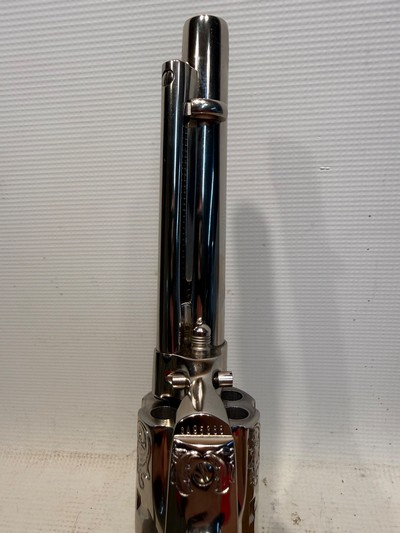 Colt Single Action Army (SAA) Engraved European Edition 9mm w/ 5 1/2” Barrel and Real Ivory Grips - Image 9 of 19